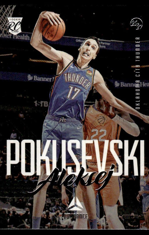 Aleksej Pokusevski 2020 Panini Chronicles Basketball Luminance Front of Card