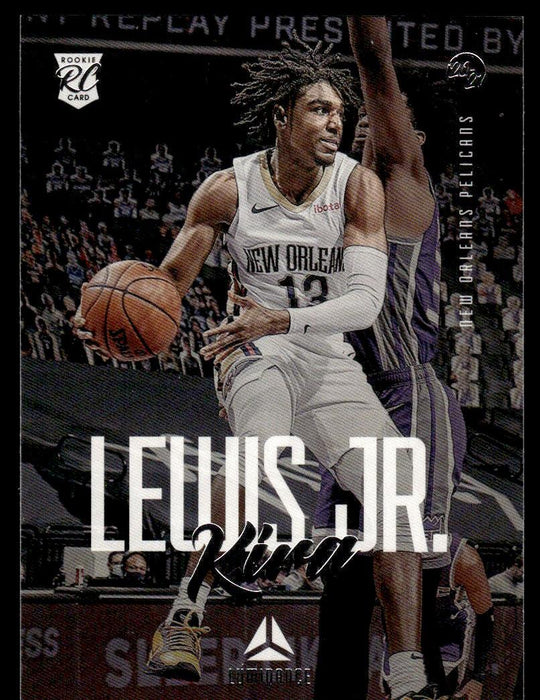 Kira Lewis Jr. 2020 Panini Chronicles Basketball Luminance Front of Card