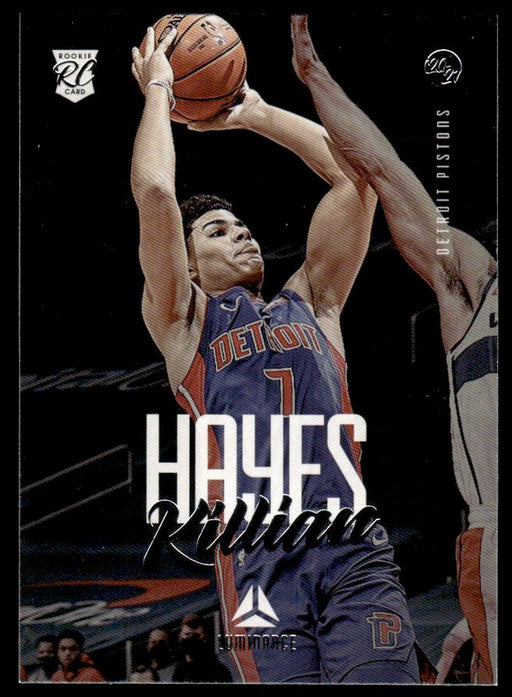 Killian Hayes 2020 Panini Chronicles Basketball Luminance Front of Card