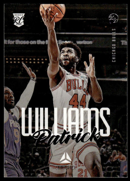 Patrick Williams 2020 Panini Chronicles Basketball Luminance Front of Card