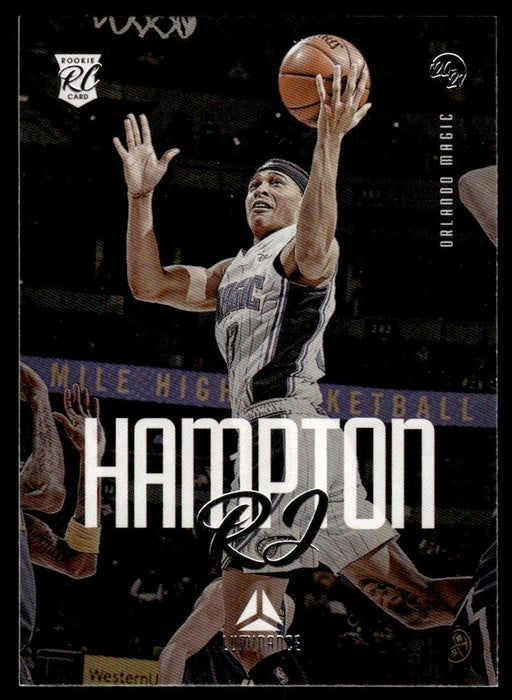 RJ Hampton 2020 Panini Chronicles Basketball Luminance Front of Card