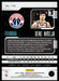 Deni Avdija 2020 Panini Chronicles Basketball Playbook Back of Card