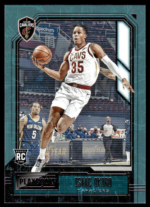 Isaac Okoro 2020 Panini Chronicles Basketball Playbook Front of Card