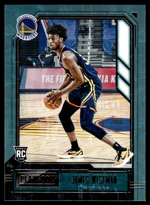 James Wiseman 2020 Panini Chronicles Basketball Playbook Front of Card