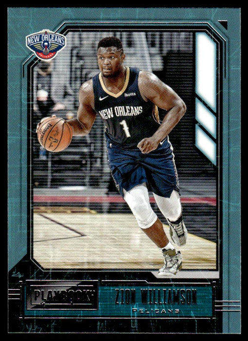 Zion Williamson 2020 Panini Chronicles Basketball Playbook Front of Card