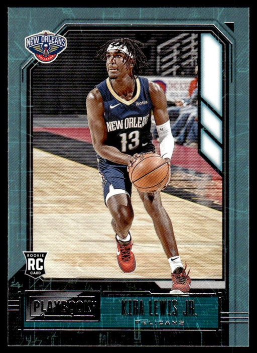 Kira Lewis Jr. 2020 Panini Chronicles Basketball Playbook Front of Card