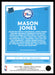 Mason Jones 2020 Panini Chronicles Basketball Rated Rookie Back of Card