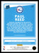 Paul Reed 2020 Panini Chronicles Basketball Rated Rookie Back of Card