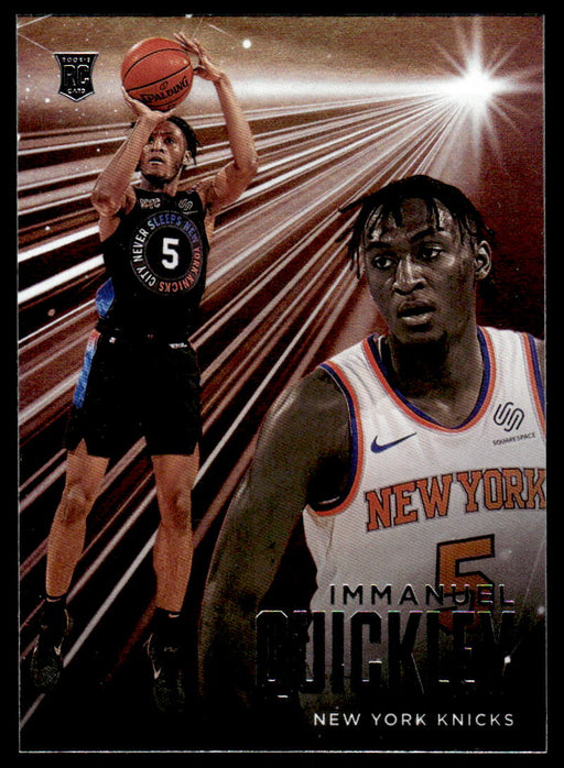 Immanuel Quickley 2020 Panini Chronicles Basketball Essentials Front of Card