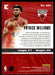 Patrick Williams 2020 Panini Chronicles Basketball Essentials Back of Card