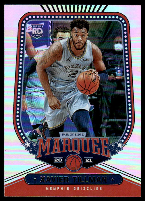 Xavier Tillman 2020 Panini Chronicles Basketball Marquee Front of Card