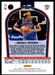 Moses Brown 2020 Panini Chronicles Basketball Marquee Back of Card