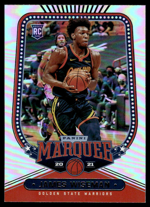 James Wiseman 2020 Panini Chronicles Basketball Marquee Front of Card