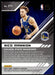 Nico Mannion 2020 Panini Chronicles Basketball XR Back of Card