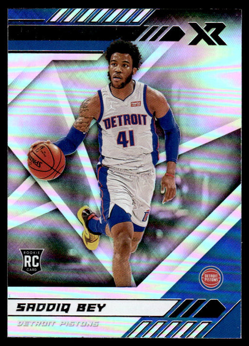 Saddiq Bey 2020 Panini Chronicles Basketball XR Front of Card