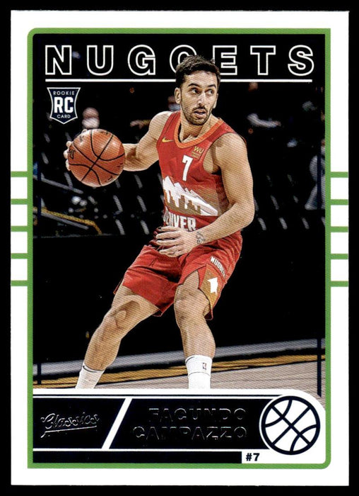 Facundo Campazzo 2020 Panini Chronicles Basketball Classics Front of Card