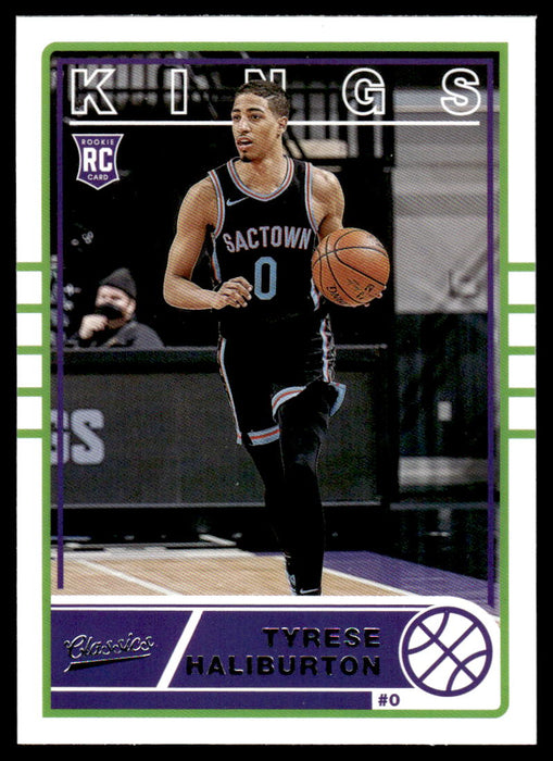 Tyrese Haliburton 2020 Panini Chronicles Basketball Classics Front of Card