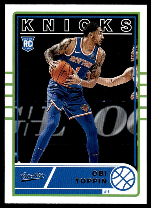 Obi Toppin 2020 Panini Chronicles Basketball Classics Front of Card