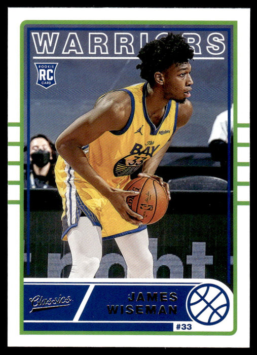 James Wiseman 2020 Panini Chronicles Basketball Classics Front of Card