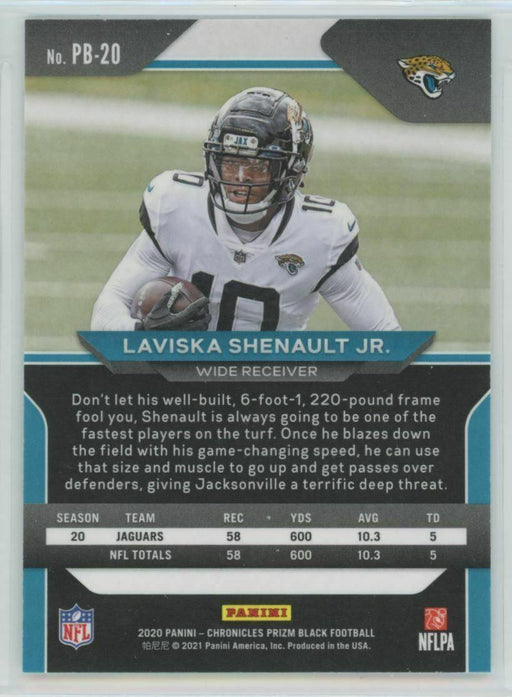 2020 Panini Chronicles Prizm Black #PB-20 Laviska Shenault Jr. Jacksonville - Collectible Craze America