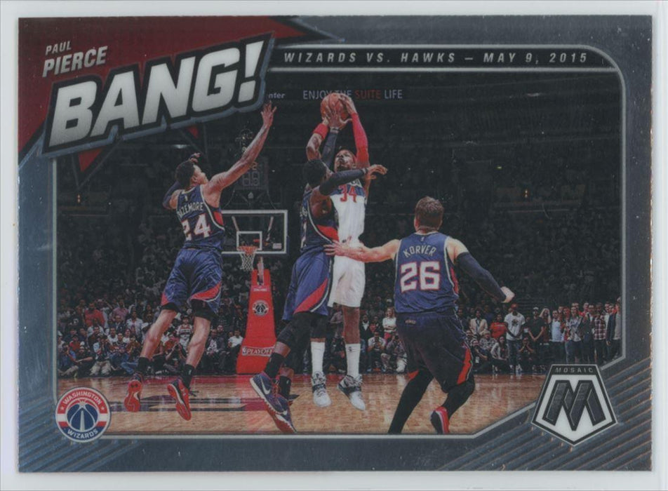 2020 Panini Mosaic # 10 Paul Pierce Bang! Washington Wizards - Collectible Craze America