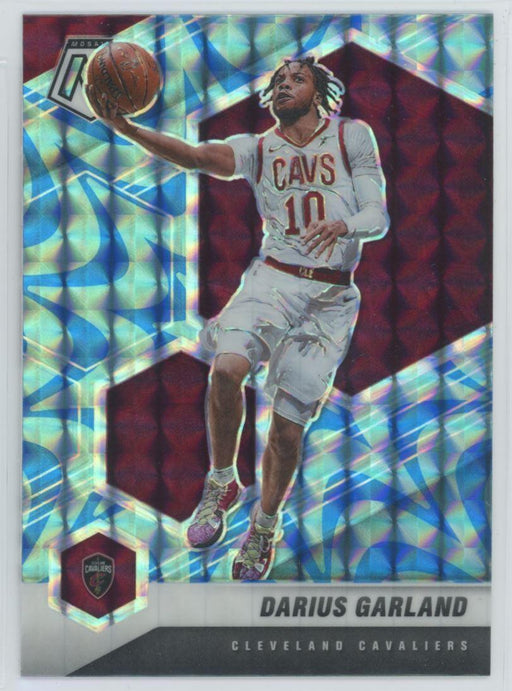 2020 Panini Mosaic # 100 Darius Garland Reactive Blue Prizm Cleveland Cavaliers - Collectible Craze America