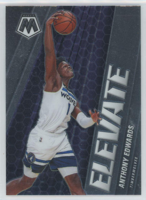 2020 Panini Mosaic # 12 Anthony Edwards Elevate Minnesota Timberwolves - Collectible Craze America