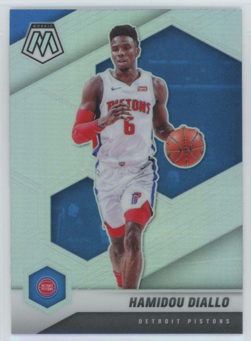 2020 Panini Mosaic # 145 Hamidou Diallo Reactive Blue Prizm Detroit Pistons - Collectible Craze America