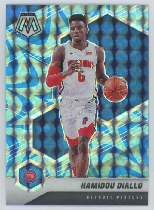 2020 Panini Mosaic # 145 Hamidou Diallo Silver Prizm Detroit Pistons - Collectible Craze America