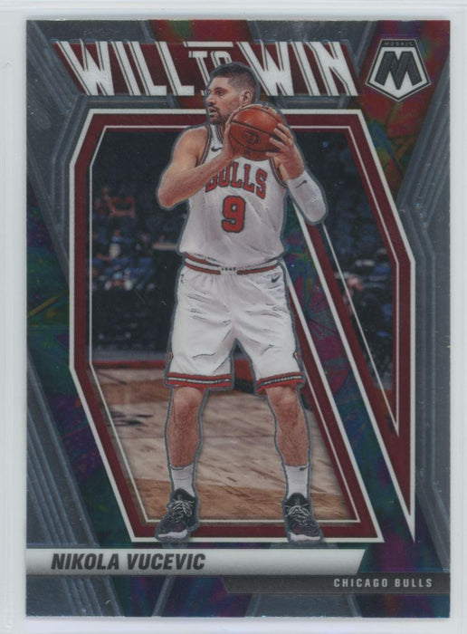 2020 Panini Mosaic # 17 Nikola Vucevic Will to Win Chicago Bulls - Collectible Craze America