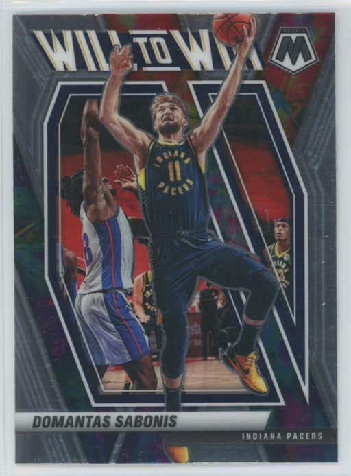 2020 Panini Mosaic # 19 Domantas Sabonis Will to Win Indiana Pacers - Collectible Craze America