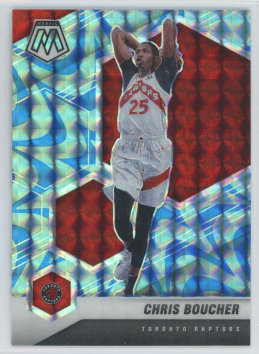 2020 Panini Mosaic # 20 Chris Boucher Reactive Blue Prizm Toronto Raptors - Collectible Craze America