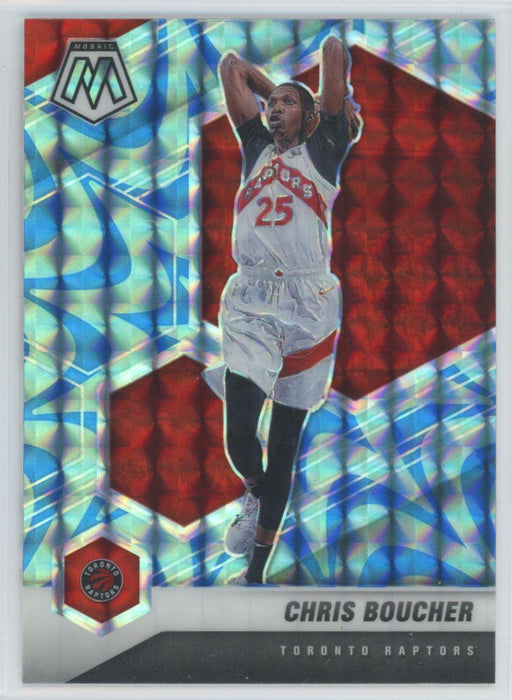 2020 Panini Mosaic # 20 Chris Boucher Reactive Blue Prizm Toronto Raptors - Collectible Craze America