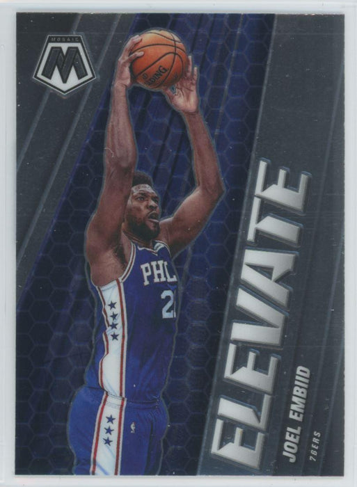 2020 Panini Mosaic # 20 Joel Embiid Elevate Philadelphia 76ers - Collectible Craze America