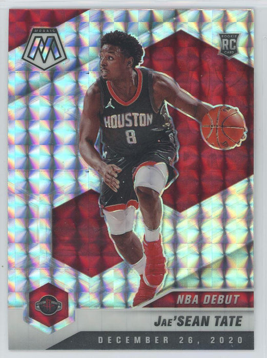 2020 Panini Mosaic # 214 Jae'Sean Tate RC Reactive Blue Prizm Houston Rockets - Collectible Craze America