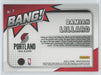 2020 Panini Mosaic # 3 Damian Lillard Bang! Portland Trail Blazers - Collectible Craze America