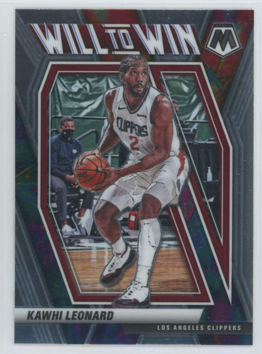 2020 Panini Mosaic # 3 Kawhi Leonard Will to Win Los Angeles Clippers - Collectible Craze America