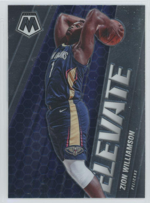 2020 Panini Mosaic # 3 Zion Williamson Elevate New Orleans Pelicans - Collectible Craze America