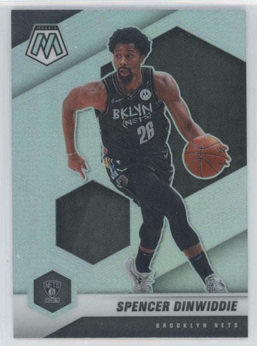 2020 Panini Mosaic # 6 Spencer Dinwiddie Silver Prizm Brooklyn Nets - Collectible Craze America