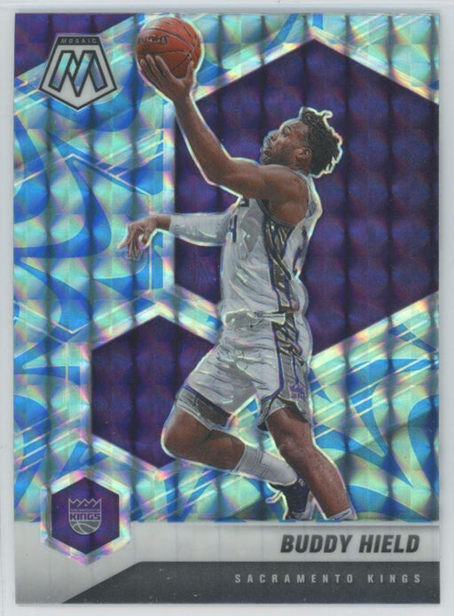 2020 Panini Mosaic # 67 Buddy Hield Reactive Blue Prizm Sacramento Kings - Collectible Craze America