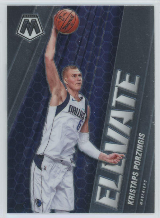 2020 Panini Mosaic # 7 Kristaps Porzingis Elevate Dallas Mavericks - Collectible Craze America