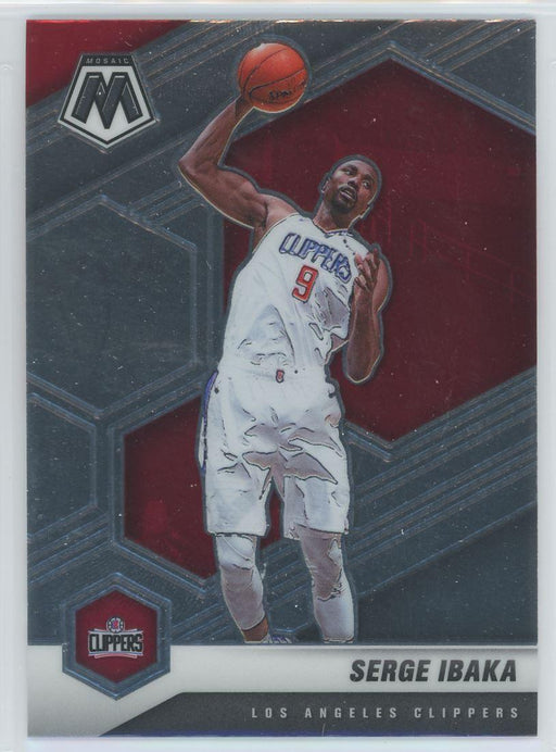 2020 Panini Mosaic Basketball # 115 Serge Ibaka Los Angeles Clippers - Collectible Craze America