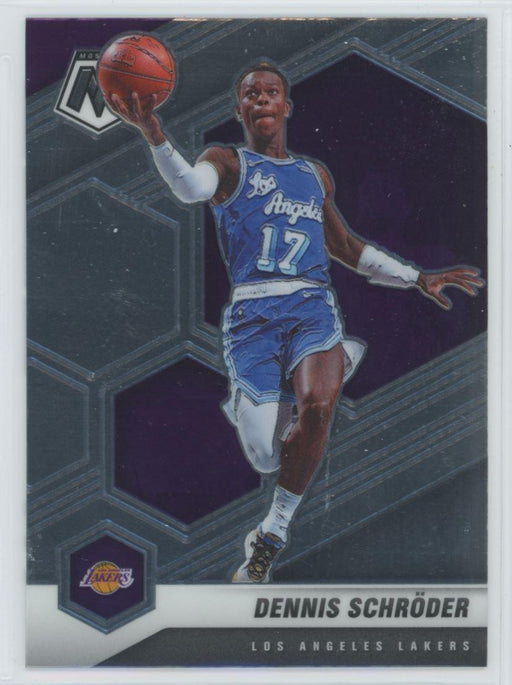 2020 Panini Mosaic Basketball # 131 Dennis Schroder Los Angeles Lakers - Collectible Craze America