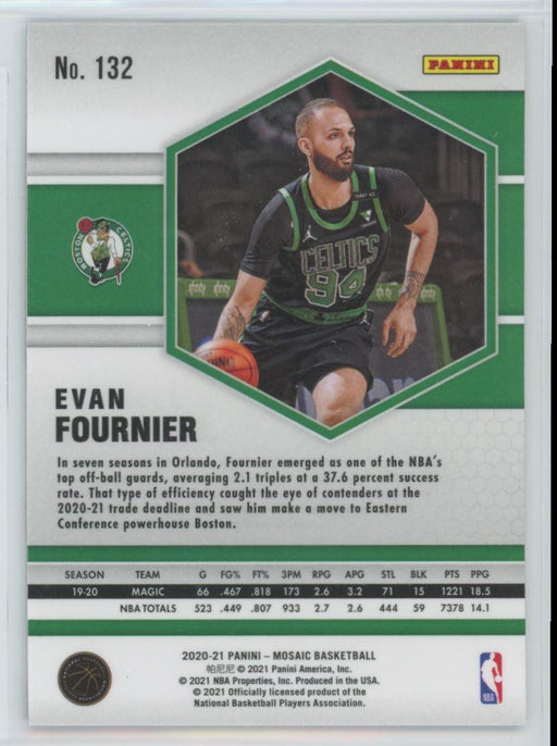 2020 Panini Mosaic Basketball # 132 Evan Fournier Boston Celtics - Collectible Craze America