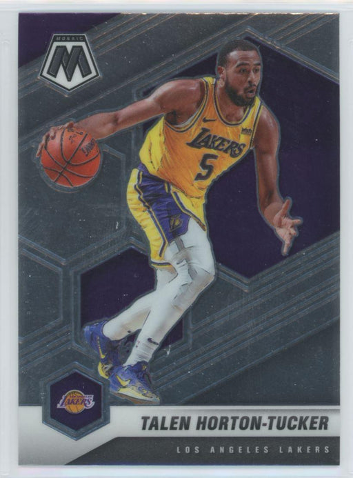 2020 Panini Mosaic Basketball # 151 Talen Horton-Tucker Los Angeles Lakers - Collectible Craze America