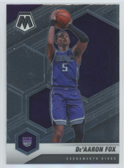 2020 Panini Mosaic Basketball # 168 De'Aaron Fox Sacramento Kings - Collectible Craze America