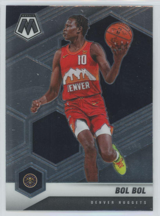 2020 Panini Mosaic Basketball # 169 Bol Bol Denver Nuggets - Collectible Craze America