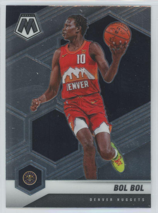 2020 Panini Mosaic Basketball # 169 Bol Bol Denver Nuggets - Collectible Craze America