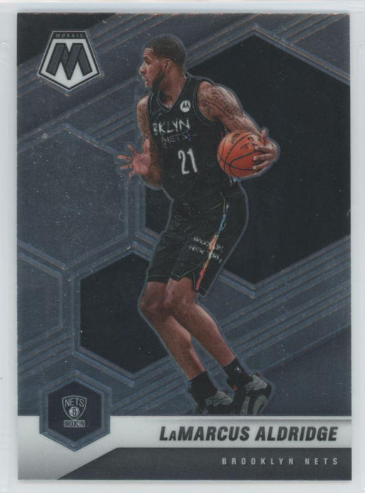 2020 Panini Mosaic Basketball # 182 LaMarcus Aldridge Brooklyn Nets - Collectible Craze America