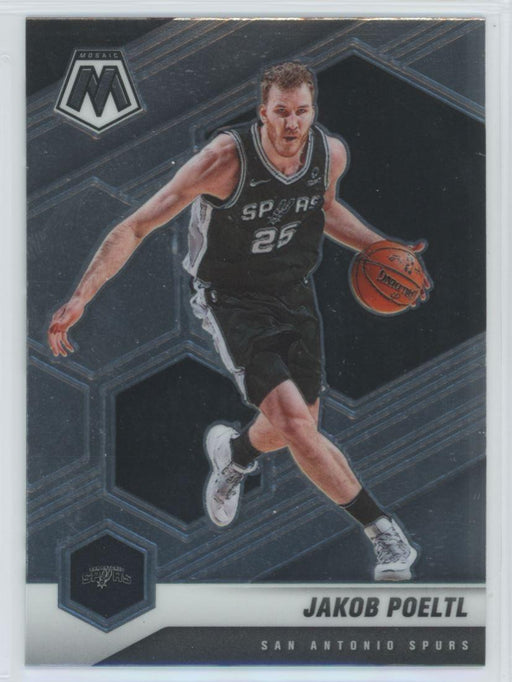 2020 Panini Mosaic Basketball # 189 Jakob Poeltl San Antonio Spurs - Collectible Craze America